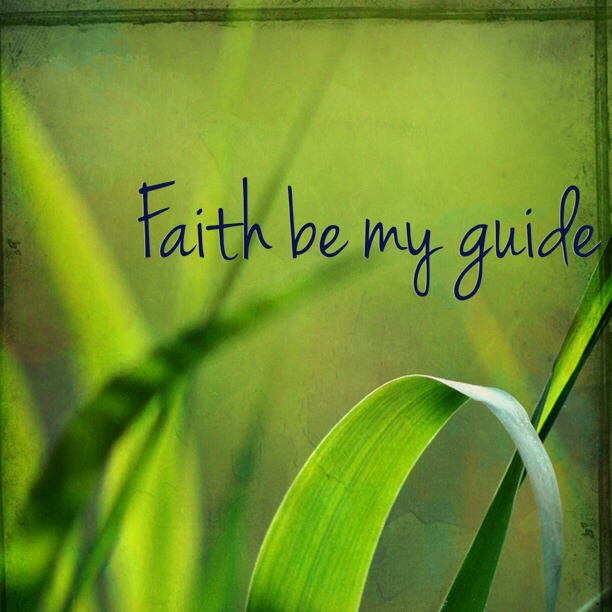 Recognize the choice we have to just trust Him